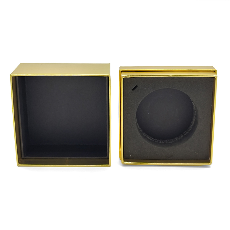 Free Sample Customized Cardboard Gold Gift Jars for Skincare Packaging and Customized