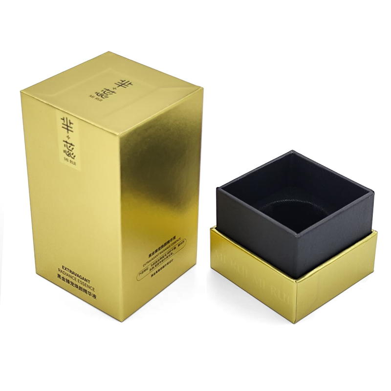 Rigid Cardboard Essential Oil Perfume Bottle Packaging Box Custom Order