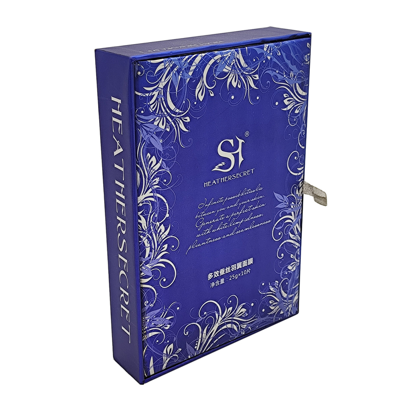 Face Mask Flip Packaging Box Printing Luxury Homemade Paper Boxes Custom Logo