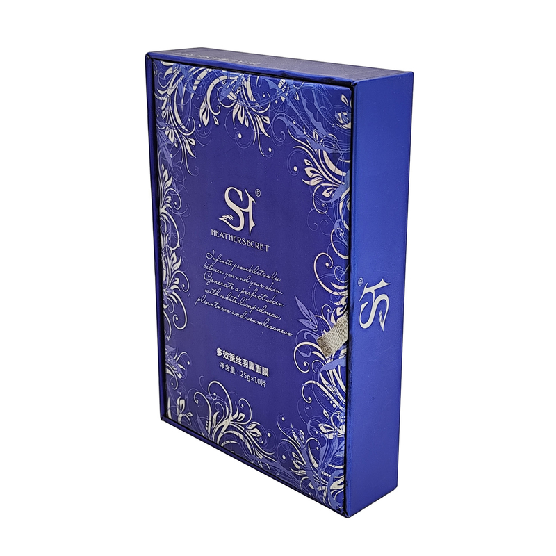 Face Mask Flip Packaging Box Printing Luxury Homemade Paper Boxes Custom Logo