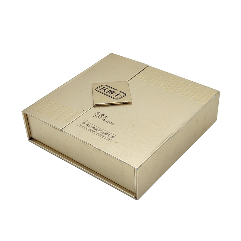 Cuboid Paperboard Custom Gift Box Packaging For Aromatherapy Skincare Essential Oil