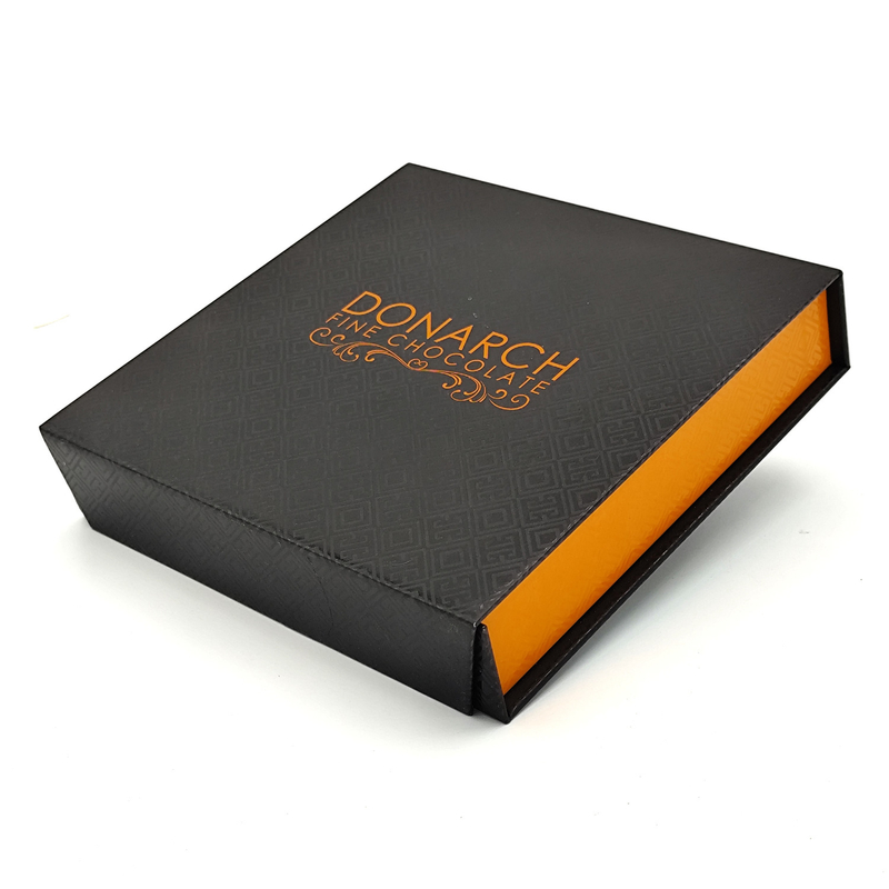 Coated Paper Chocolate Packaging Box Printing Custom Logo ISO9001/ QS Certified