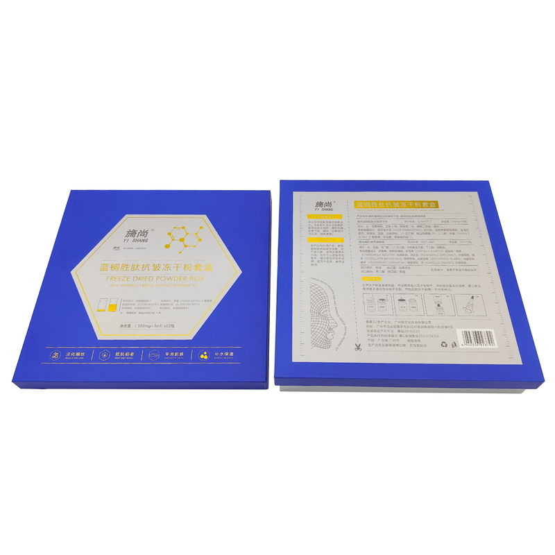 Durable Skincare Packaging Box Printing With Removable Lid And Foam Insert