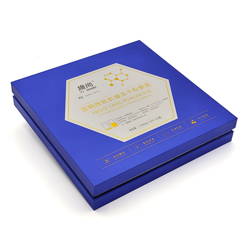 Durable Skincare Packaging Box Printing With Removable Lid And Foam Insert