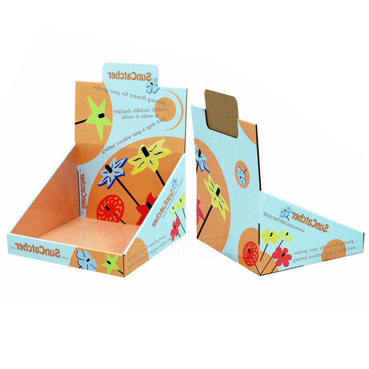 Retail Supermarket Cardboard Counter Top Display Paper Toy Display Box Custom