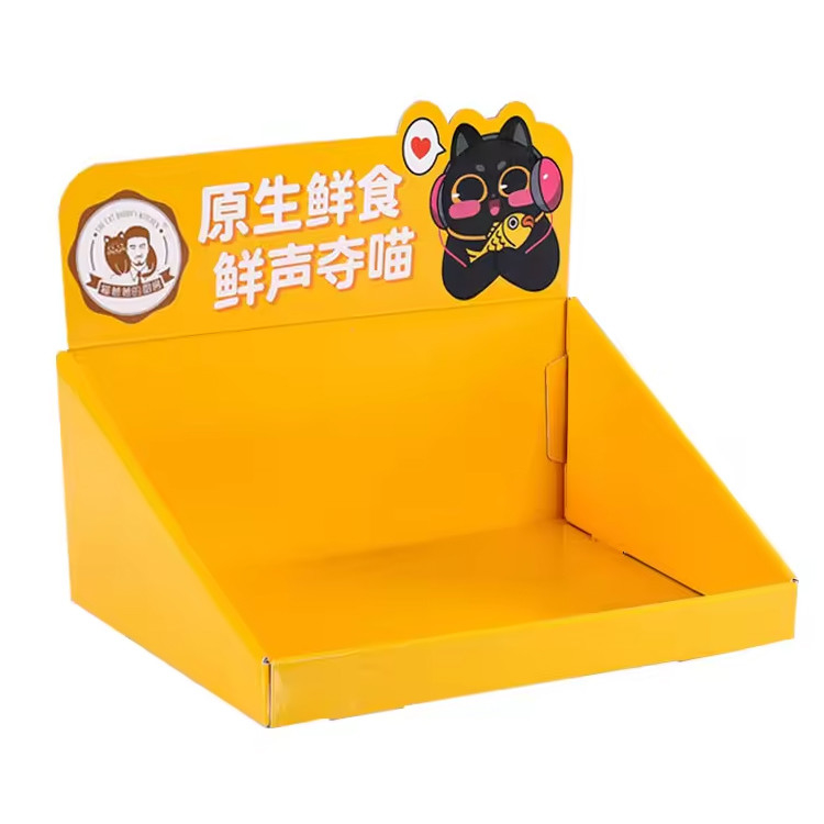 Custom Paper Counter Display Box Cardboard Retail Packaging Tear Away Display Box