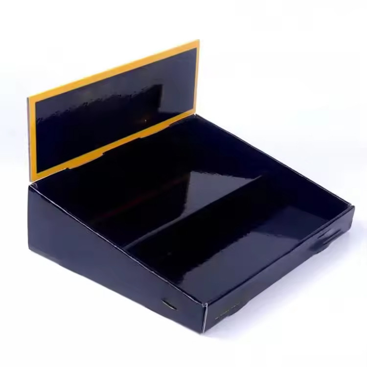 Eco Friendly Socks Scarf Display Case Custom Cardboard Countertop Display Boxes
