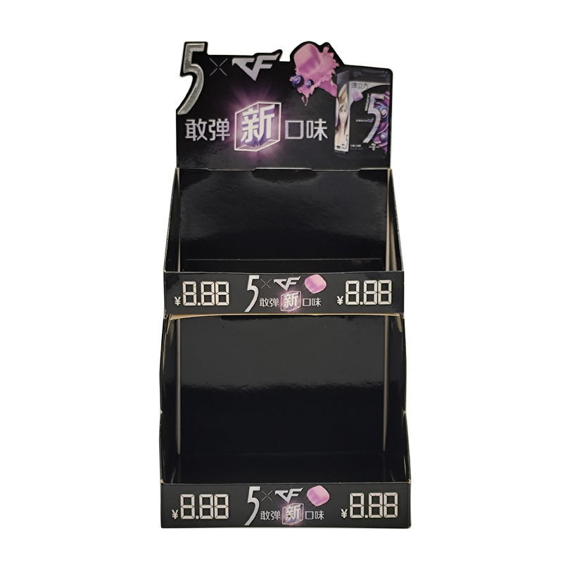 Corrugated Retail Counter Display Boxes Paper Cardboard Snack PDQ Display Box