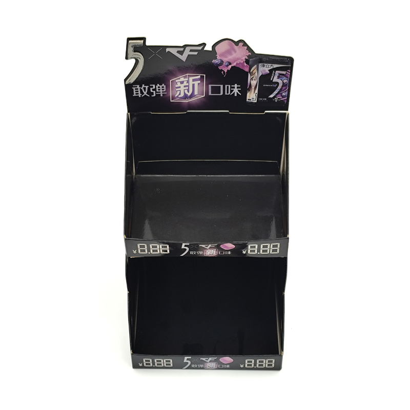 Corrugated Retail Counter Display Boxes Paper Cardboard Snack PDQ Display Box