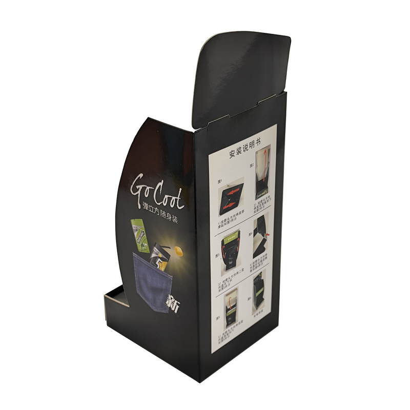 Advertising Carton Counter Display Box Cardboard Counter Table Top Display Stand