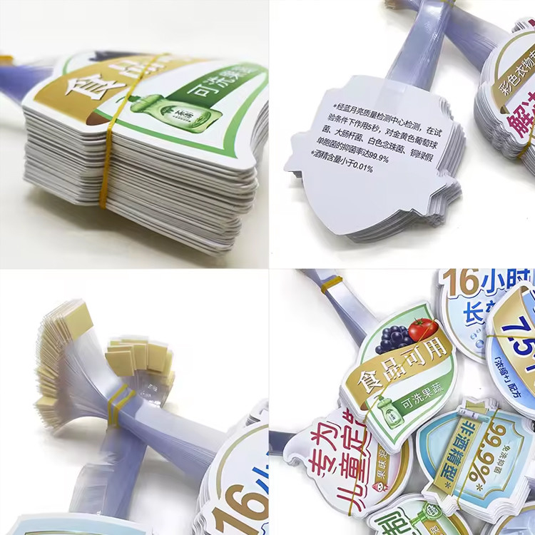Store Promotional Wobbler Advertising Printing Display Shelf Dangler For Supermarket