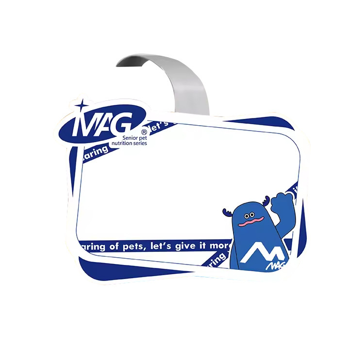 Custom Retail Shelf Wobblers Sticker PVC POP PET PP Plastic Swing Strip