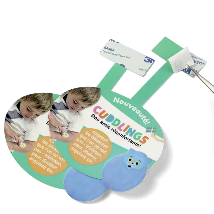 Plastic Swing Strip Display Custom Shelf Wobbler For Supermarket Advertising