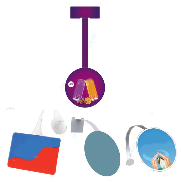 PVC Die Cut Retail Shelf Wobblers Supermarket Shelf Talker Display Customized