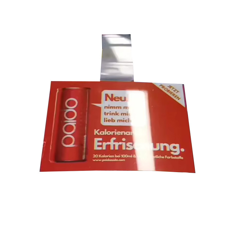 CMYK Plastic Retail Shelf Wobblers Advertising Shelf Display Wobbler PVC Swing Strip