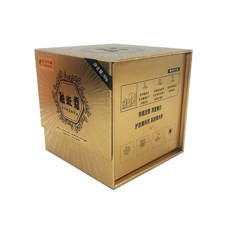 Magnetic Flip Top Gift Box With Foam Insert Square Rigid Cardboard Clamshell Box For Perfume Custom Packaging