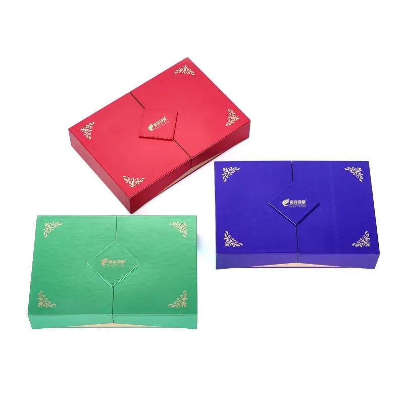 custom box packaging double door design magnetic closure paper gift lip gloss packaging box cosmetic boxes with foam insert