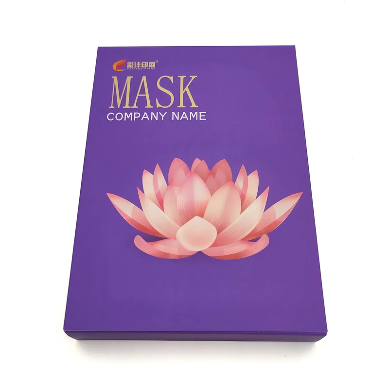 Custom Texture Surface Treatment Folding Carton Packaging Makeup Skincare Packaging Boxes Cosmetic Beauty Box