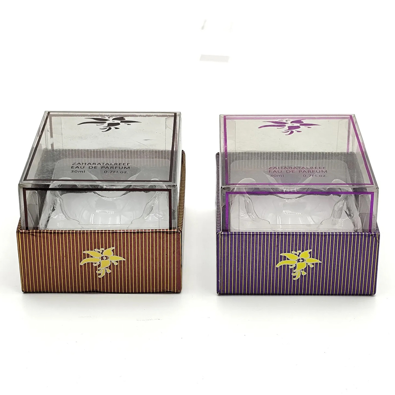 Luxury Custom Lid And Base Box Fragrance Essential Oil 10-50 Ml Bottle Packaging Box With PVC Insert