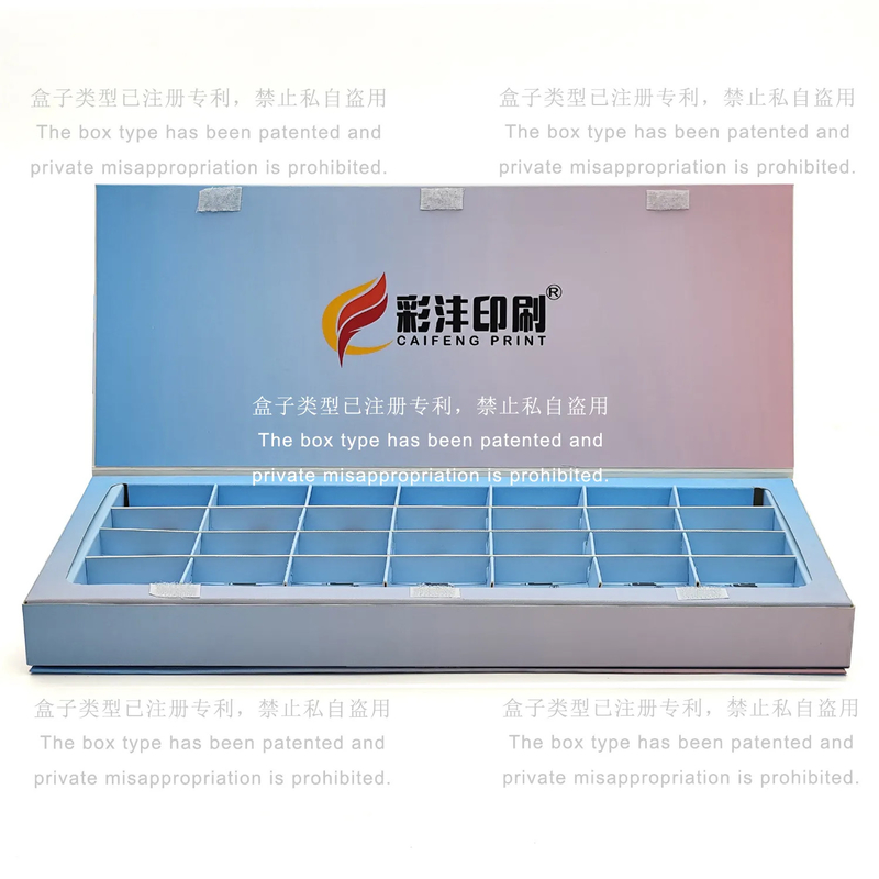 Custom Slotted Paperboard Box With Paper Liner And Sleeve For Chocolate Macaroon Cookie Sweet Packaging
