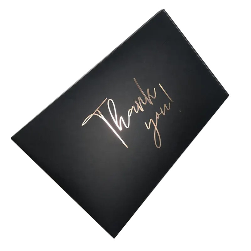 Luxury Personal Paper Gift Wedding Invitation Flyer Business Thank You Greeting Post Card