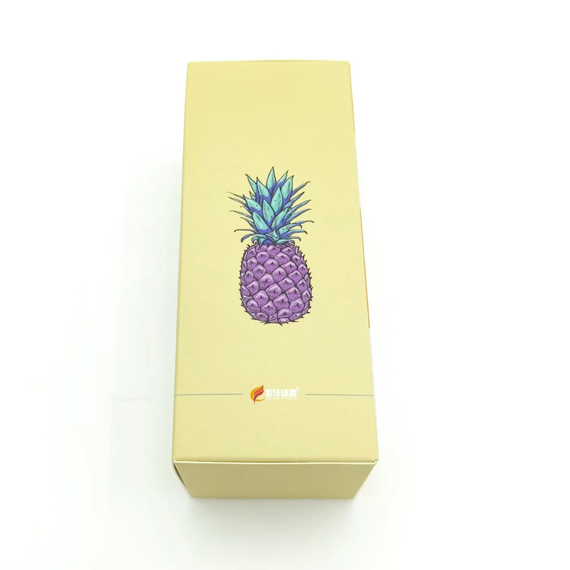 Custom Printing Design Cosmetic Packaging Boxes Auto Bottom Two Tuck End Packaging Folding Paper Box