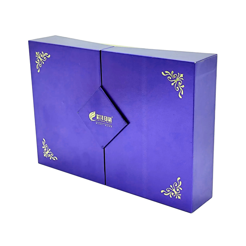 Customizable Double Door Magnetic Lid Paper Gift Box Rigid Cardboard Corrugated For Cosmetic Skincare Packaging Candle Shipping