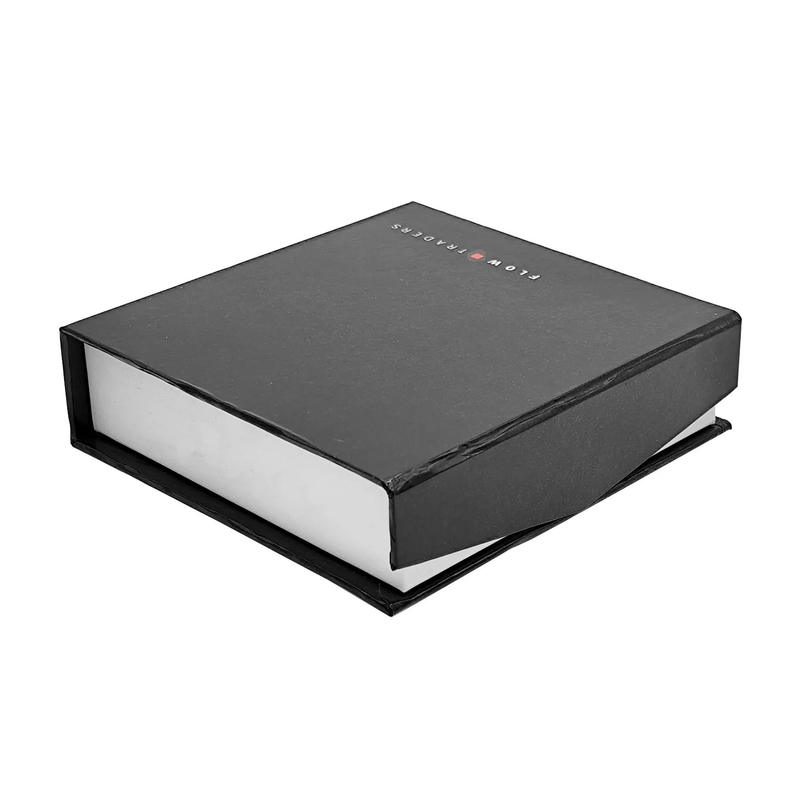 Customized Ribbon Magnets Flip Cover Jewelry Box Packaging Cardboard Paper Jewelry Box With Bow