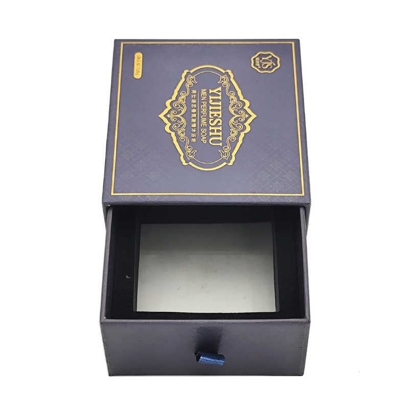 Biodegradable Custom Soap Paper Box Drawer Soap Packaging Boxes With Logo