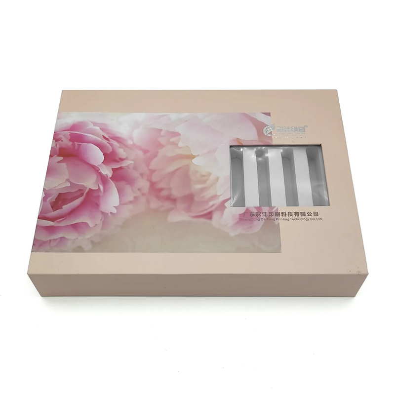 Custom Printed Wholesale Cosmetic Skincare Sets Box Custom Luxury Gift Box Packaging With Window