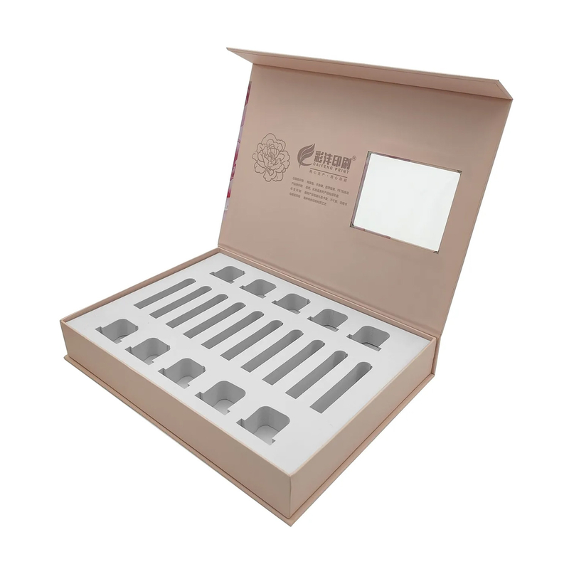 Custom Printed Wholesale Cosmetic Skincare Sets Box Custom Luxury Gift Box Packaging With Window