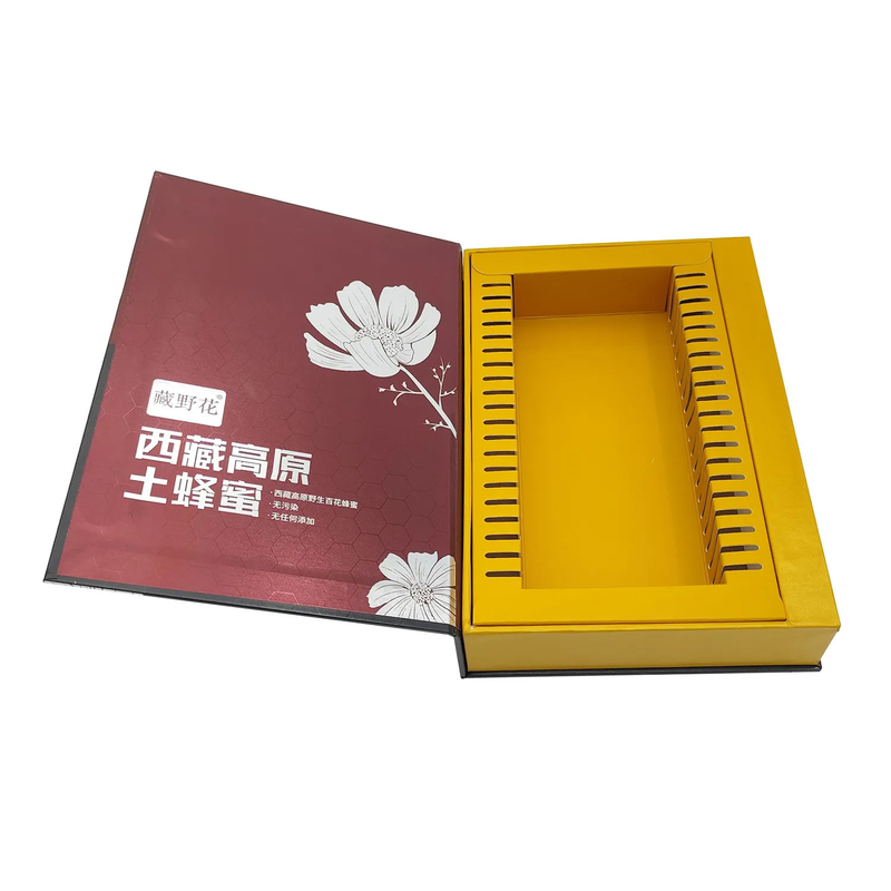 Custom Paper Packing Honey Jar Gift Box Packaging Honey Packaging Box With Paperboard Insert