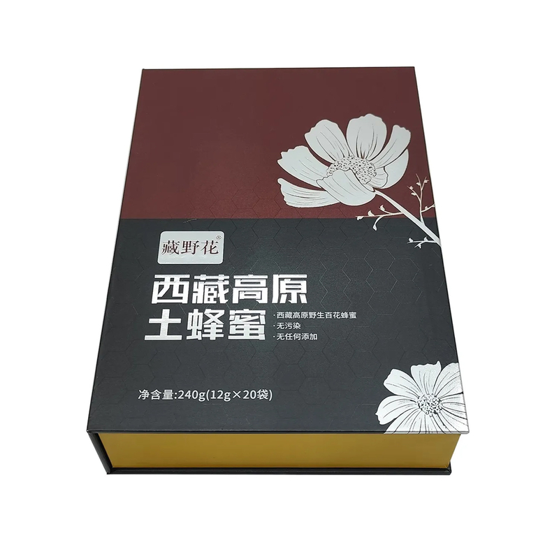 Custom Paper Packing Honey Jar Gift Box Packaging Honey Packaging Box With Paperboard Insert