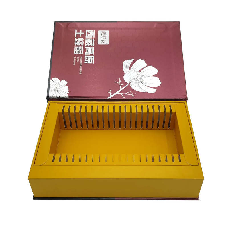 Custom Paper Packing Honey Jar Gift Box Packaging Honey Packaging Box With Paperboard Insert