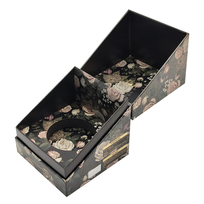 Custom Skin Care Box Packaging Clamshell Printed Cosmetic Beauty Box Flip Rigid Gift Box Packaging