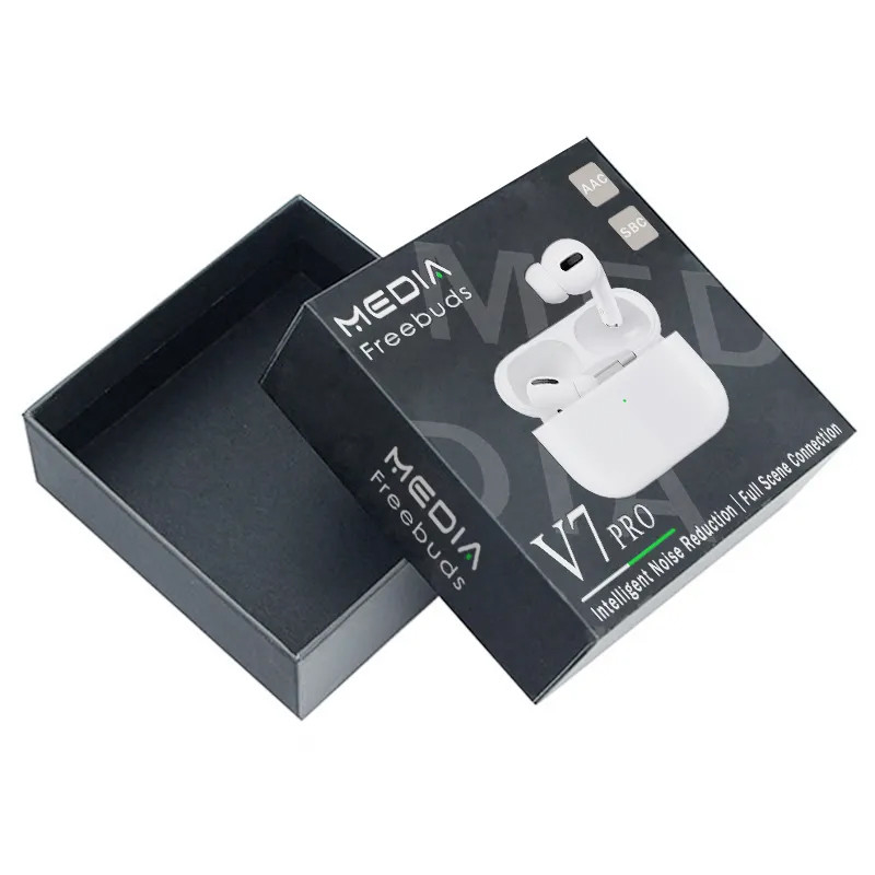 Earphone Packing Paper Hanging Box Custom Wireless Headphone Headset Outer Packaging Boxes Bluetooth Earphone Rigid Boxes