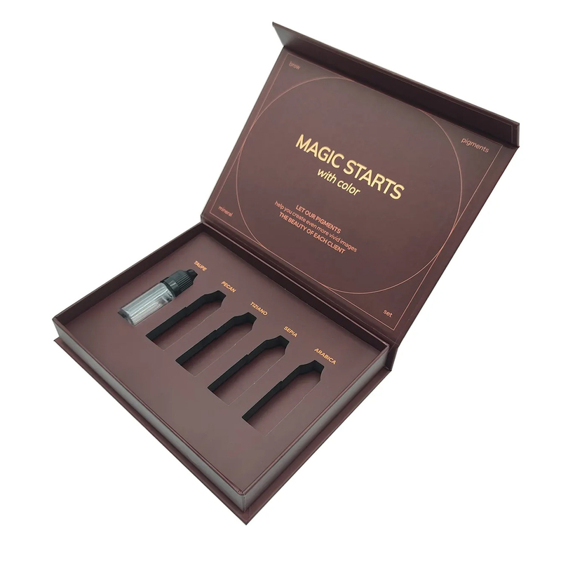 Custom Logo Flip Top Magnetic Box Beauty Makeup Paper Boxes Cosmetics Packaging Gift Box
