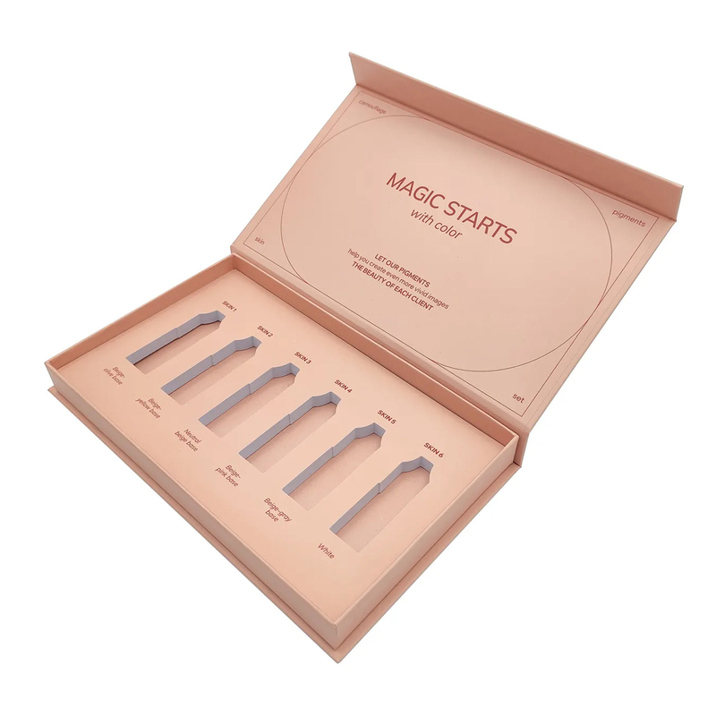 Custom Logo Flip Top Magnetic Box Beauty Makeup Paper Boxes Cosmetics Packaging Gift Box