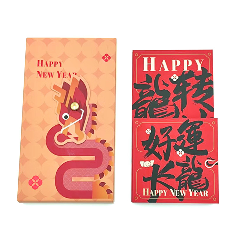 Red Packet Custom Money Envelope Embossing Lucky Money Envelope For Chinese New Year