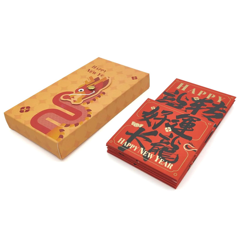 Red Packet Custom Money Envelope Embossing Lucky Money Envelope For Chinese New Year