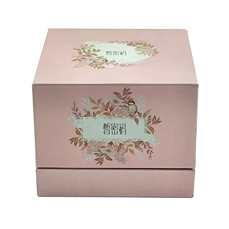 Luxury Paper Gift Box Custom Design Packaging Skincare Cosmetics Set Lid And Base Box For Skincare Bottle Packaging