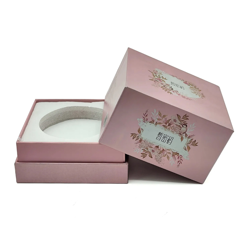Luxury Paper Gift Box Custom Design Packaging Skincare Cosmetics Set Lid And Base Box For Skincare Bottle Packaging