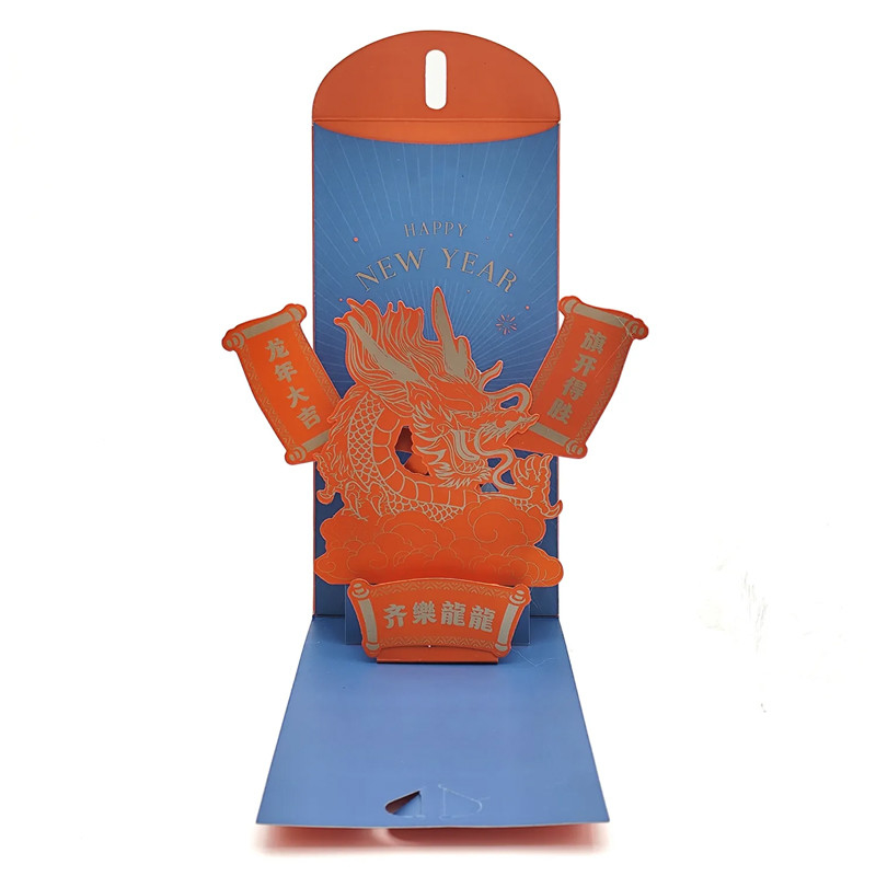 Red Packet Custom Money Envelope Embossing Lucky Money Envelope For Chinese New Year