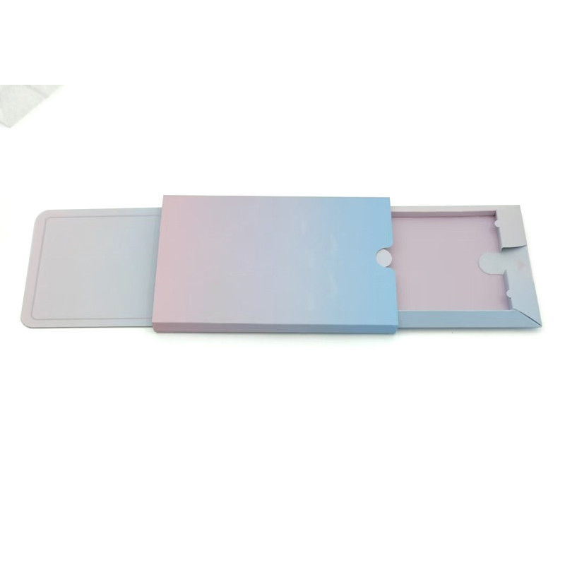 Custom Recyclable Printing Tiny White Paper Endoderm Frosted Folding Drawer Paper Box Small