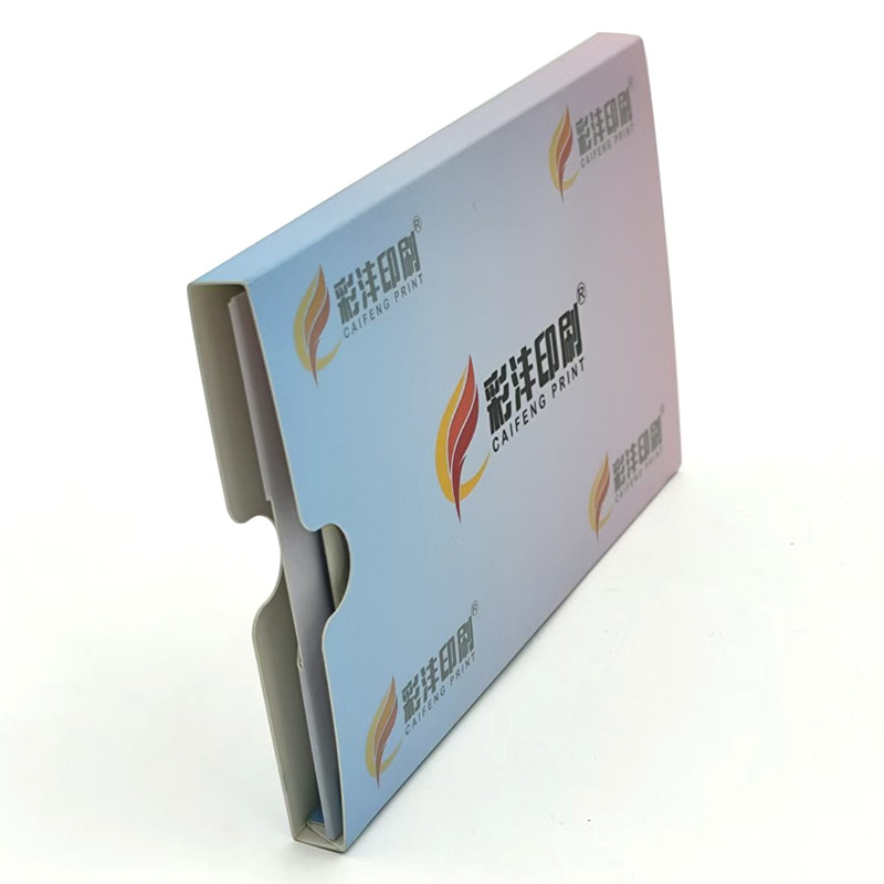 Custom Recyclable Printing Tiny White Paper Endoderm Frosted Folding Drawer Paper Box Small