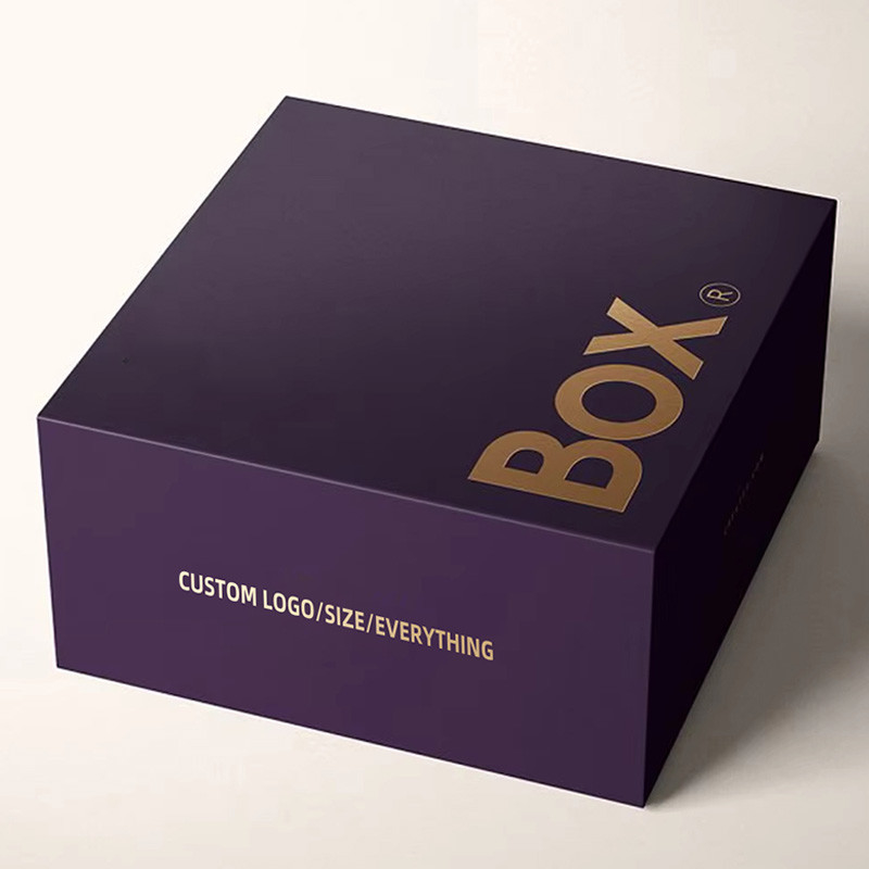 Custom Luxury Large Premium Magnetic Closure Flip Top Mailer Rigid Cardboard Packaging Magnet Boxes Matte Black Paper Gift Box
