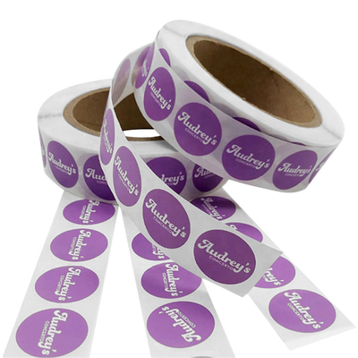 Hot Stamping Gold Foil Label Stickers Waterproof Custom Metal Stickers